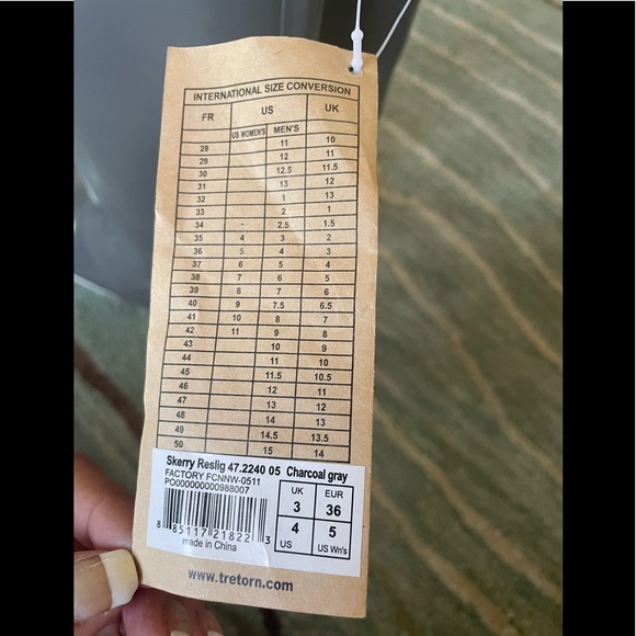 Tretorn Skerry Reslig Gray Rubber Deck Rain Boots Size 5 (36) - Picture 3 of 10